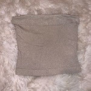⭐️3/$15⭐️ Express Gold Sparkly Tube Top